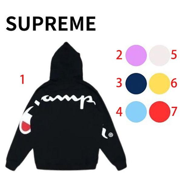 supreme チャンピオンコラボ偽物 week14 ュプリーム チャンピオン フーディ