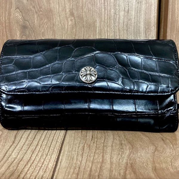 ナチュラル可愛い☆クロムハーツ アリゲーター judy 偽物 ジュディ ウォレット 財布ch030828