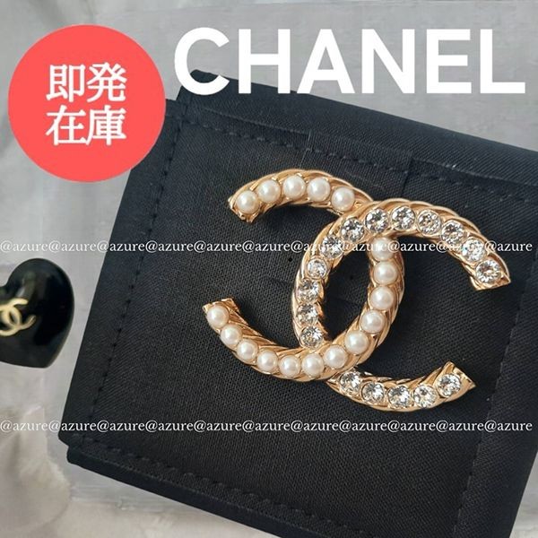 【カラバリ豊富】シャネル クリスタルパールブローチ N級品 ABA994