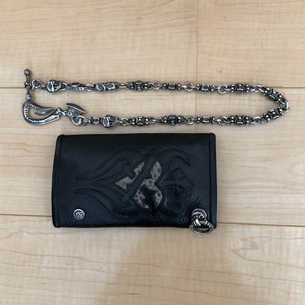 【奇跡の再入荷！即発送】クロムハーツ トラヴィスワーカー コピーウォレットチェーン 財布030836