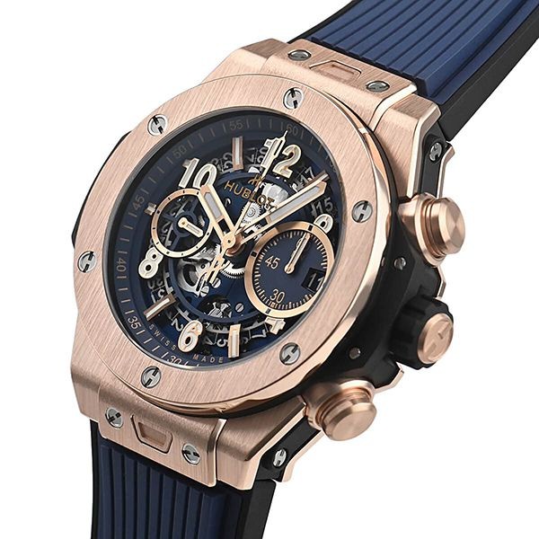 ウブロ ビッグ・バン ウニコ キングゴールド ブルー 421.OX.5180.RX