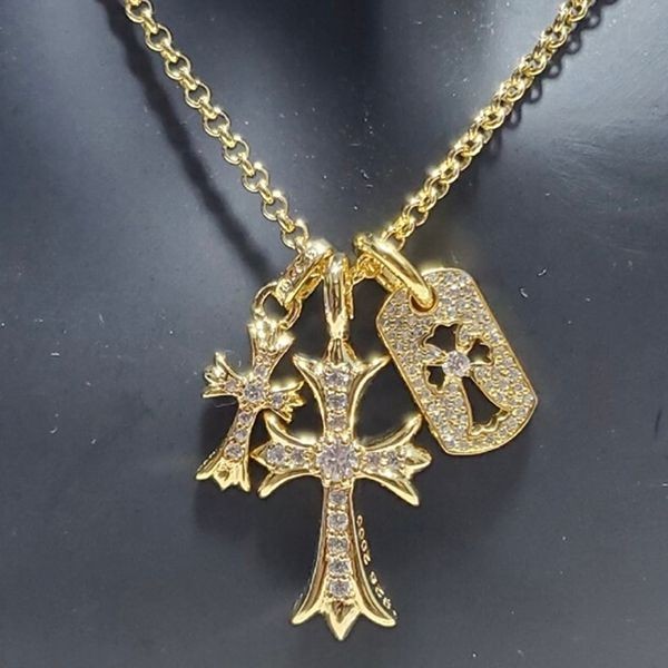 便利でクロムハーツ 22K ネックレス コピーフルセット(ドッグタグなし)ch03201