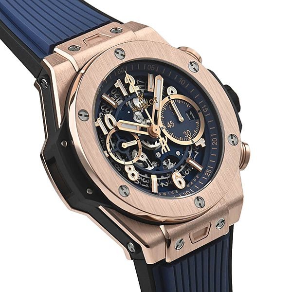 ウブロ ビッグ・バン ウニコ キングゴールド ブルー 421.OX.5180.RX