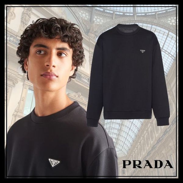 プラダ テクニカルコットン スウェットシャツ コピー UJL30A