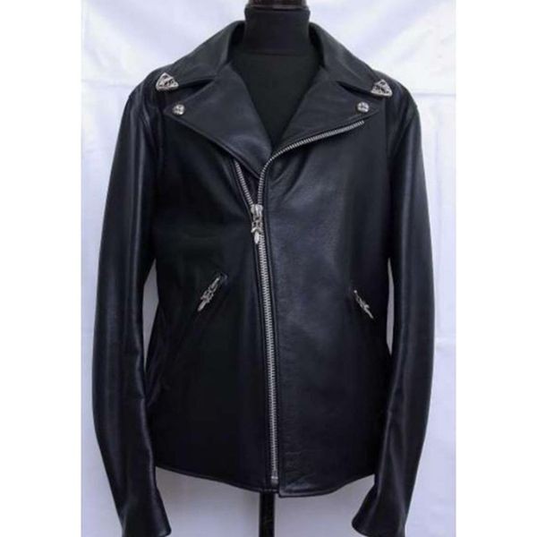 便利でクロムハーツ ニューベーシックモト ライダースレザージャケット 偽物ライダース032124