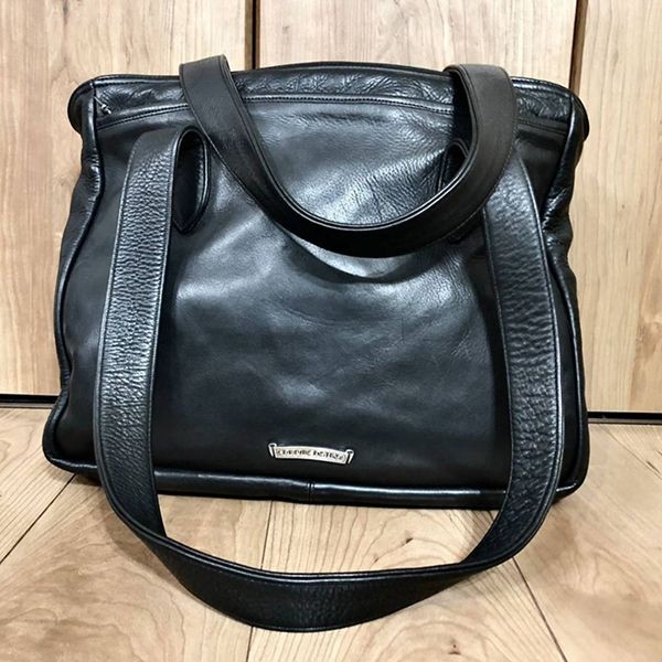 先取り！クロムハーツ レナード カムホート彫金 コノリー偽物レザー トートバッグ030813