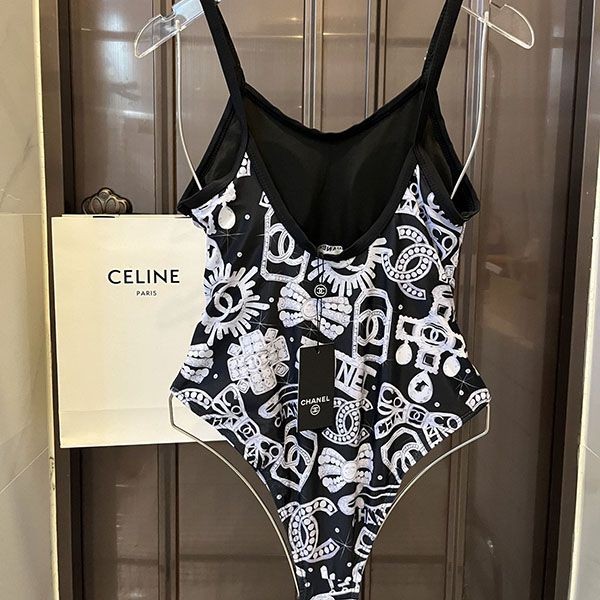 シャネル ワンピース水着 偽物 w24043040