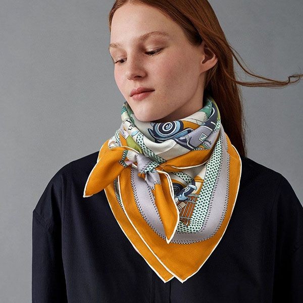 エルメス カレ 90 スカーフ フォーブルトロピカルw24043049