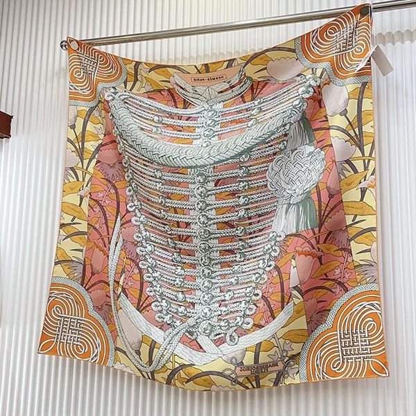 エルメス カレ 90 スカーフ フォーブルトロピカルw24043051