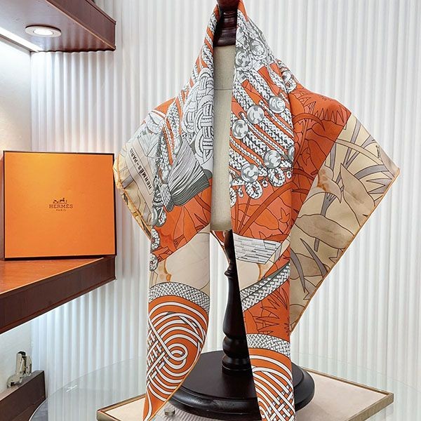 エルメス カレ 90 スカーフ フォーブルトロピカルw24043051