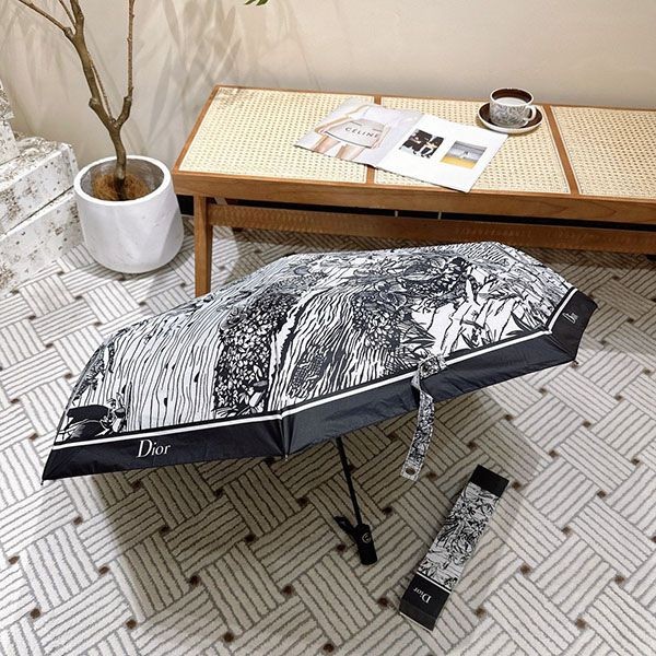 ディオール 日傘 折りたたみ傘 晴雨兼用 w24043061