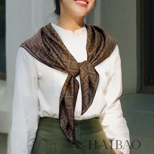 フェンディ シルクスカーフ 激安w24043096