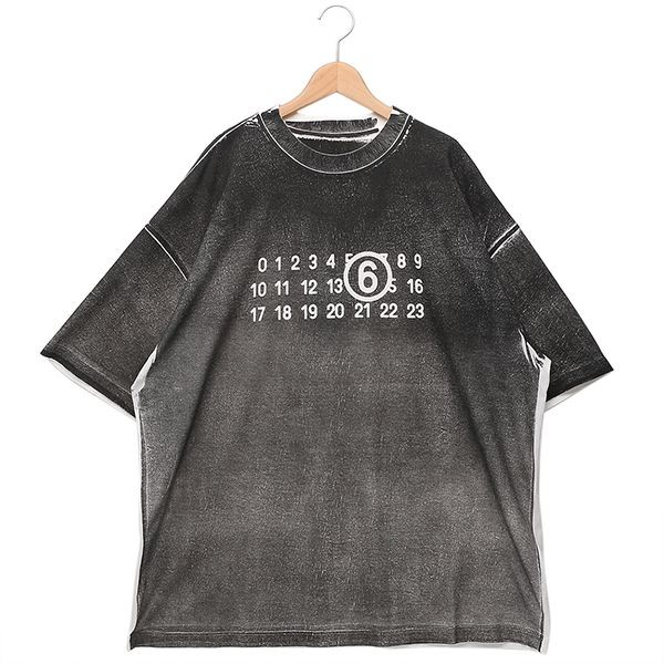 芸能人愛用MM6マルジェラ Tシャツ 激安 カットソー S62GD0172 S23588