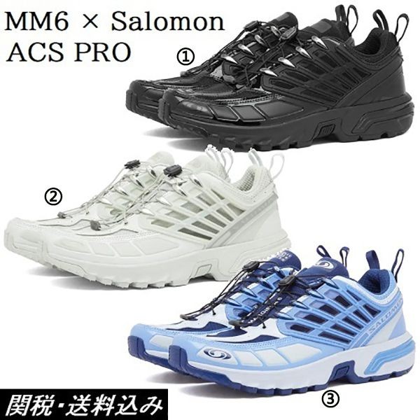 マルジェラ MM6 x SALOMON ACS PRO 偽物ロートップ スニーカーM23111515H