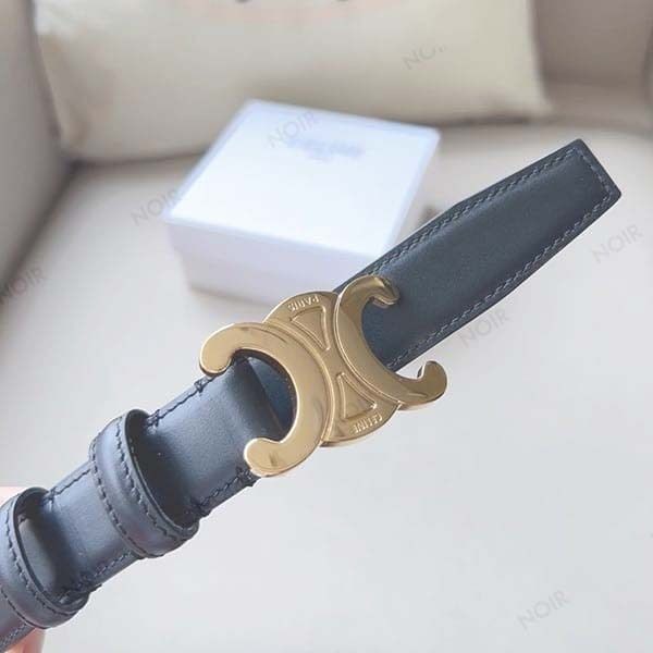 セリーヌ スモール トリオンフ ベルト コピー トリヨンレザー 45AX63A01  45AK93A01  幅2.5cm