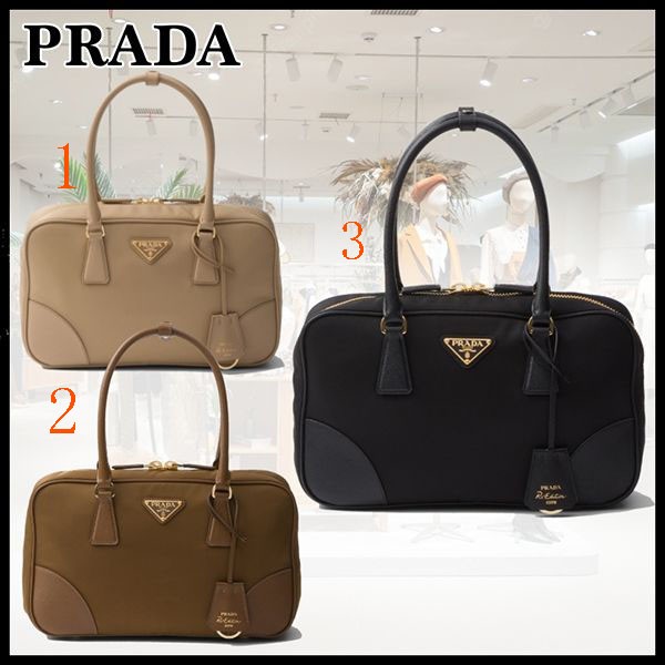 今注目アイテム！プラダ Re-Edition 1978 ミディアムダブルハンドルバッグ 1BB115