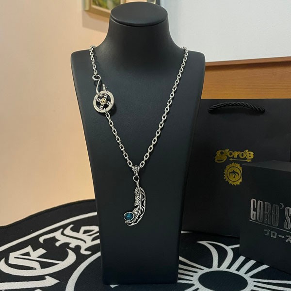 上品 ゴローズ スーパーコピー ネックレス   フェザー  24050904