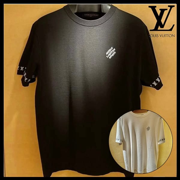 超入手困難ルイヴィトン シンプルTシャツ パロディ 半袖 2色 1AFQSH