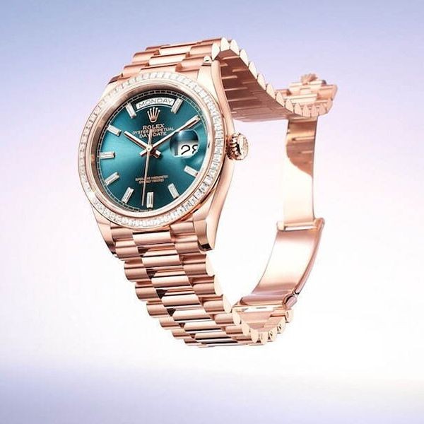 即発送ロレックス デイデイト 36 N級品☆ 18ctエバーローズゴールド128395TBR