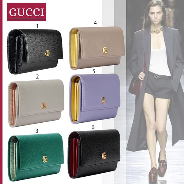 グッチ 偽物 ダブルG コンチネンタルウォレット 6色 456116 CAO0G 1000
