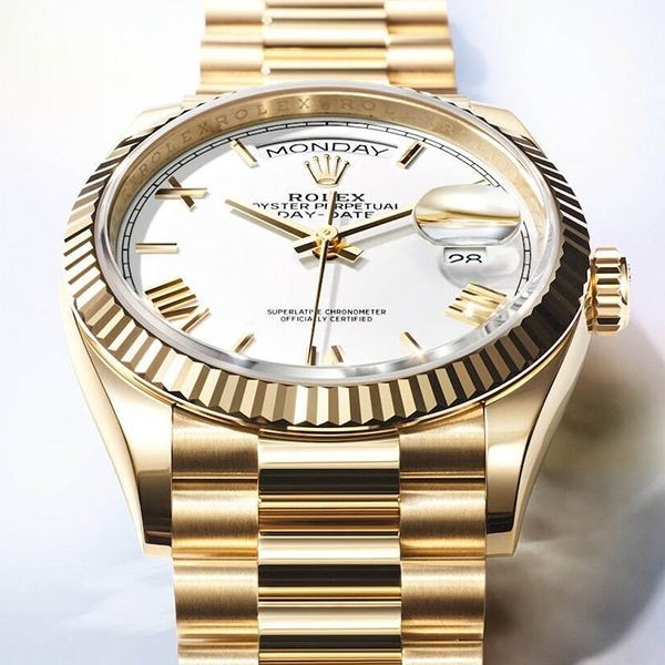ロレックス デイデイト 36 レプリカ☆ 18ctイエローゴールド128238