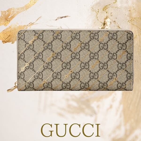 ユニークなデザイングッチ パロディ ホースビット プリント ジップアラウンドウォレット 774331 FACYR 8548