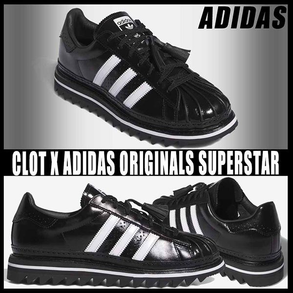 自然で可愛い☆◆コラボ商品◆CLOT アディダス 偽物ORIGINALS スーパースター◆男女共用◆IH5953