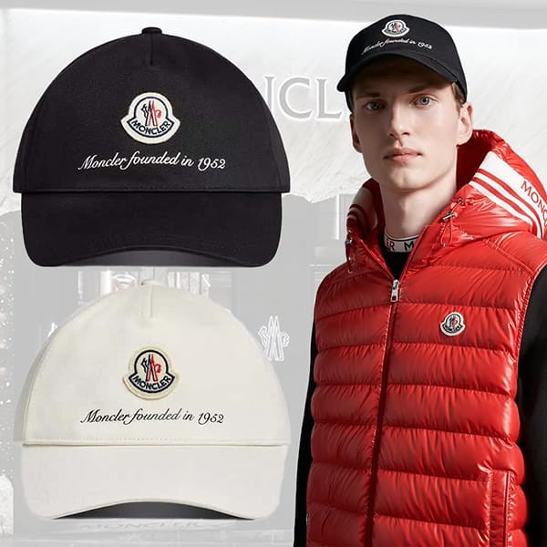 【即発】モンクレール n級品 ロゴ入り ベースボールキャップ 2色 J10913B000020U162999