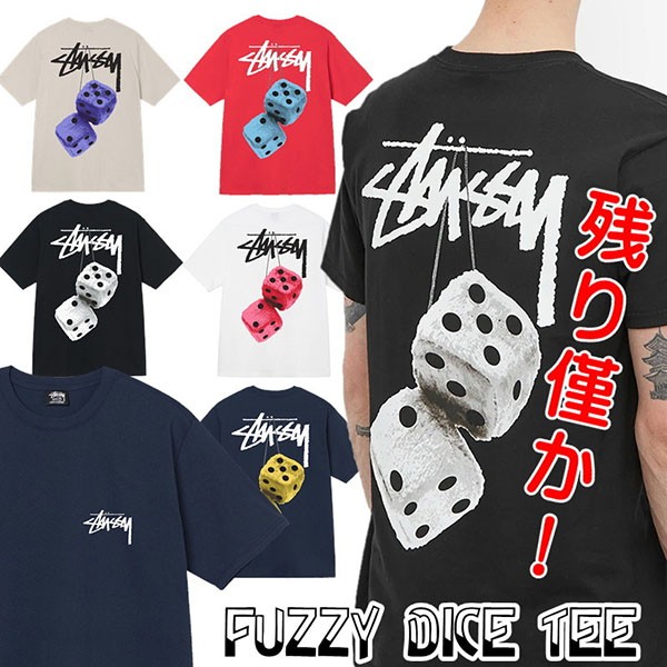 ステューシー ダイス tシャツ 偽物 FUZZY DICE TEE 半袖