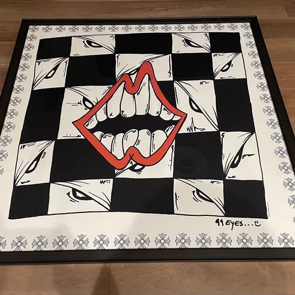 【奇跡の再入荷！即発送】クロムハーツ コピーMatty boy スカーフ マッティボーイ シルク  ch06123