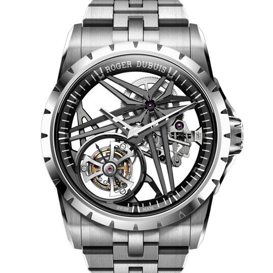超希少！ロジェ・デュブイ エクスカリバー チタン モノトゥールビヨン DBEX1112