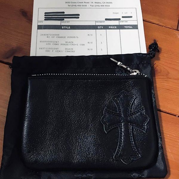 セレブ愛用中クロムハーツ コインケース パロディ チェンジパースch6124