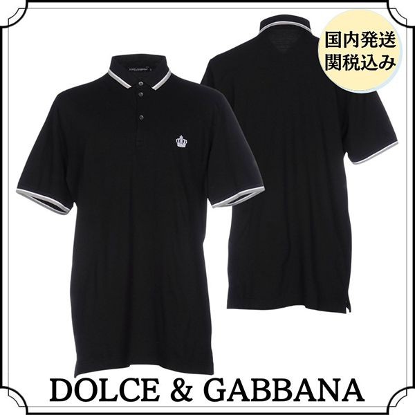 ドルガバ メンズ コットン ロゴ ポロシャツ 激安 3色 12170521DQ