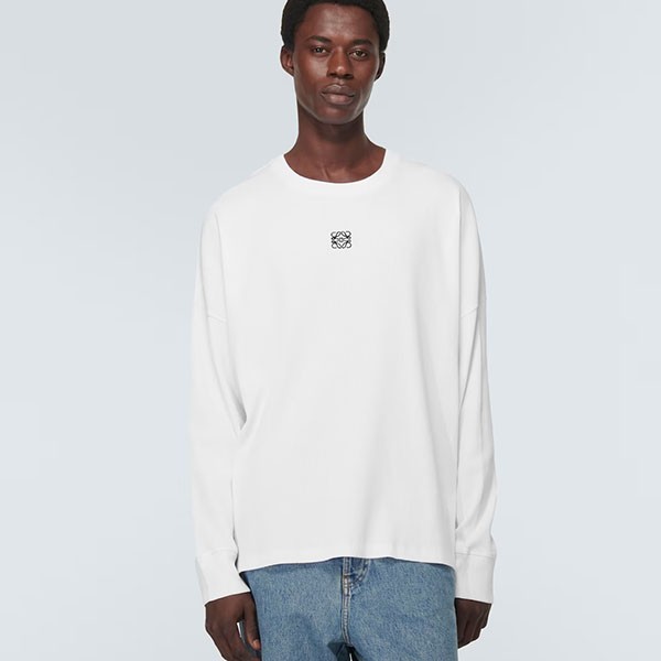 ロエベ オーバーサイズ コピー ロングスリーブ Tシャツ H526Y22XAY