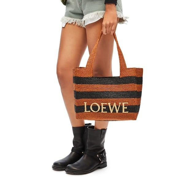 男女兼用ロエベ ツートンフォントトートバッグ コピー ALF1B61X10