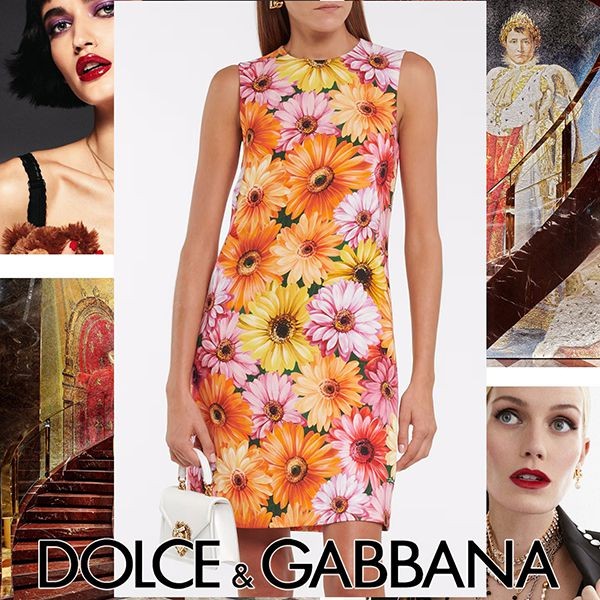 残り僅かドルチェ ガッバーナ フラワー ミニドレス 偽物マルチカラーdg07132