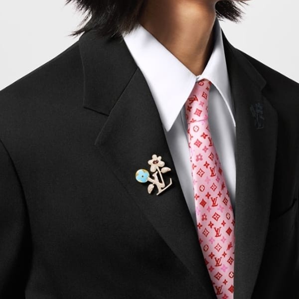 (セールで破格)ルイヴィトン 偽物 ブローチ・LV ブルーミング M01857