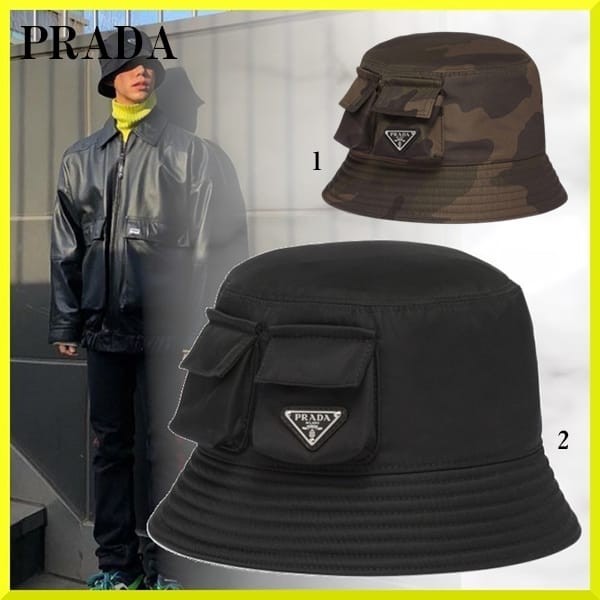 n級プラダ ロゴRe-Nylonバケットハット 偽物 2色 2HC3502DMI F0002