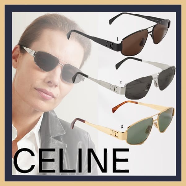 セリーヌ トリオンフ メタル 03 サングラス 偽物 3色 4S281CMLB.38NM