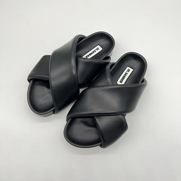 ジルサンダー コピー クロスストラップスライド サンダル 2色 j32wp0001p5810001