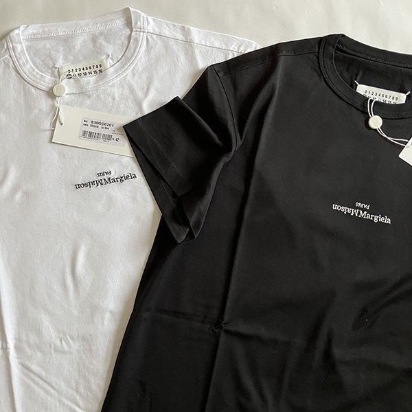 セール新作マルジェラ tシャツ n級品 レギュラーフィットコットンロゴ tシャツ s30gc0701s22816900