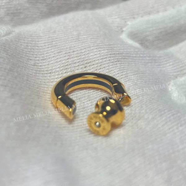 自然で可愛い☆【エルメス】 シングルピアス コピー《サボット》 sabot メタル 馬蹄型h08031