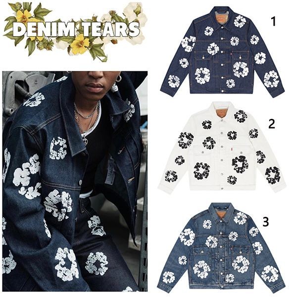 デニムティアーズ リーバイス 偽物デニムトラッカー ジャケット w24092703