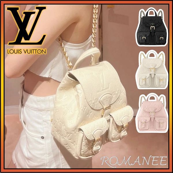 【ルイヴィトン】バックパック コピー リュック 2way♪便利なポケット M47072