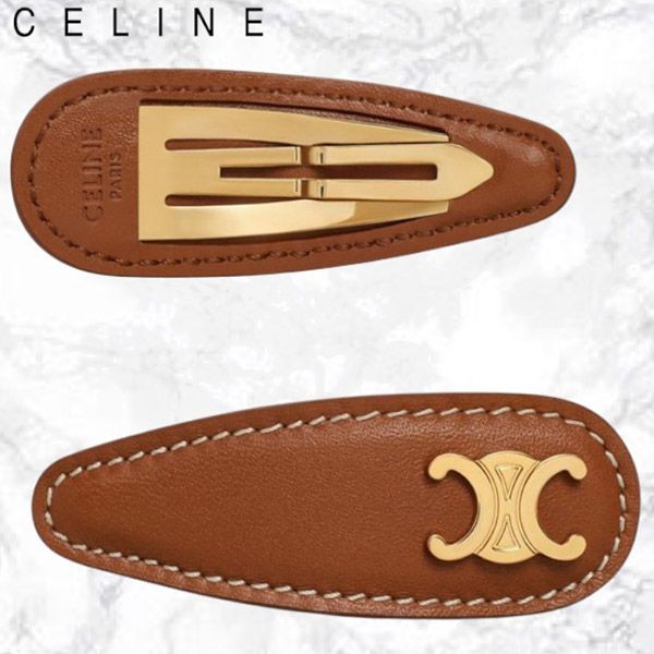 セリーヌ ヘアクリップ コピー トリオンフ スナップ ce08271