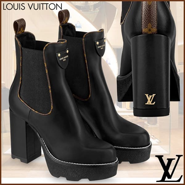 【奇跡の再入荷！即発送】ルイヴィトン n級品 ボブール・ライン アンクルブーツ 1aabb4