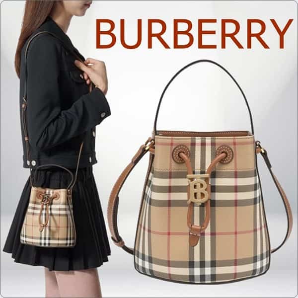 バーバリー ミニ tb バケット 激安 ショルダーバッグ 8096040