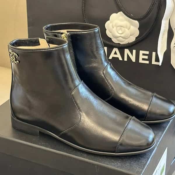 シャネル 定番ベーシックアンクルブーツ g38076 x56862 94305