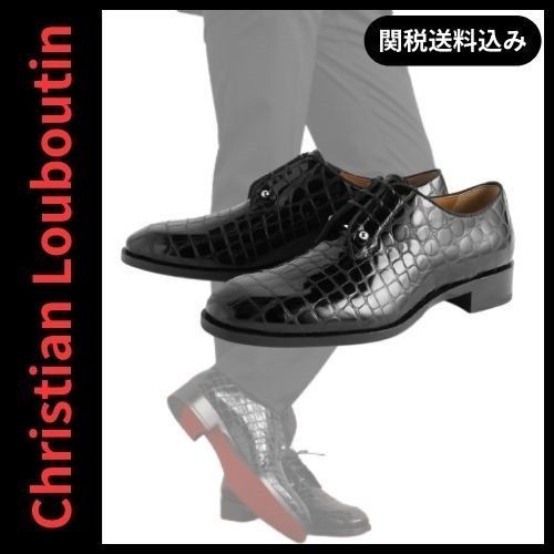 おすすめルブタン シャンベリス クロコ 革靴 スーパーコピー lb10125