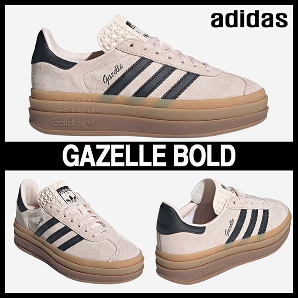 上質デザイン★アディダス originals 偽物★w gazelle bold ガゼル★追跡可ie0429